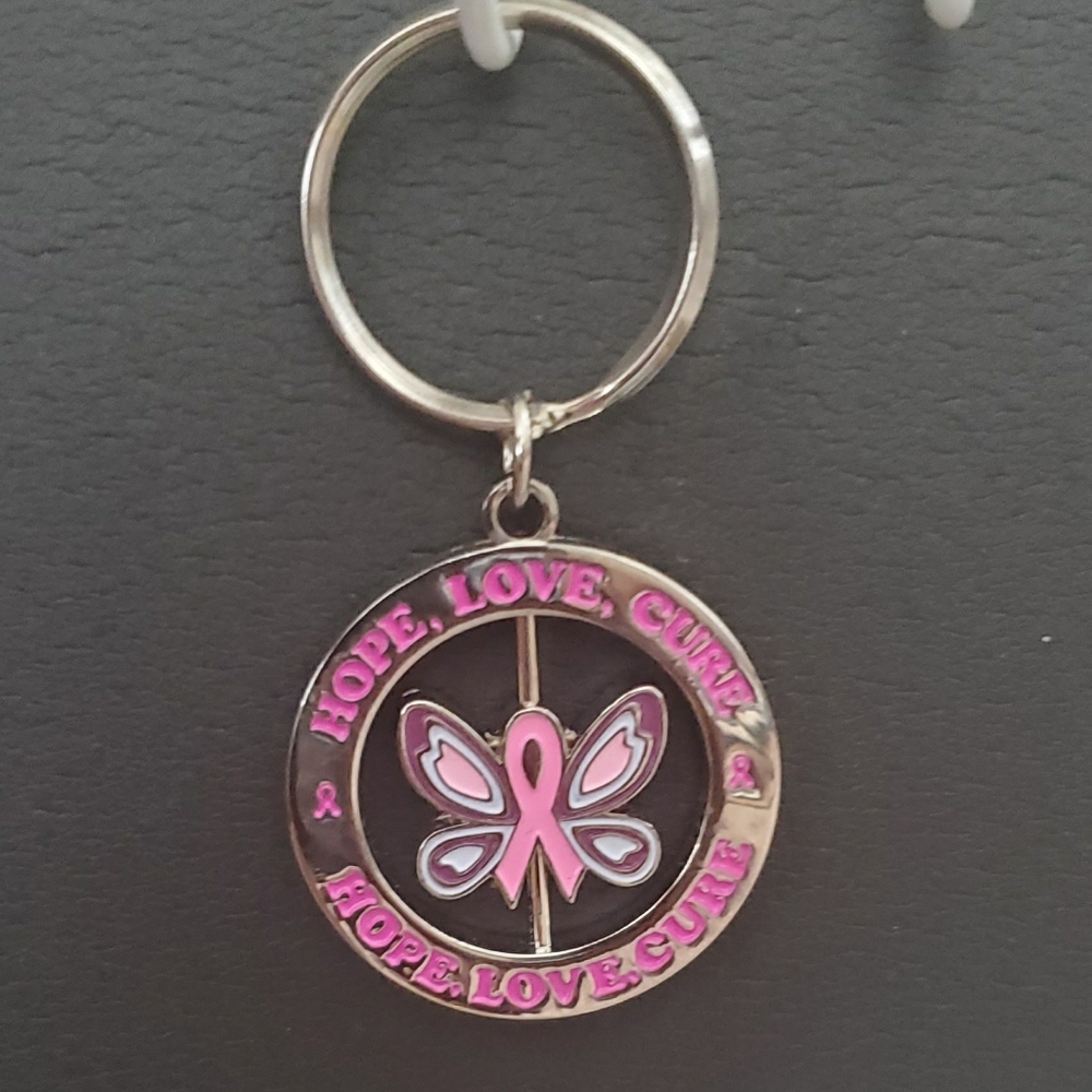 Pink Butterfly Rotating Keyholder - Picture 2 of 4